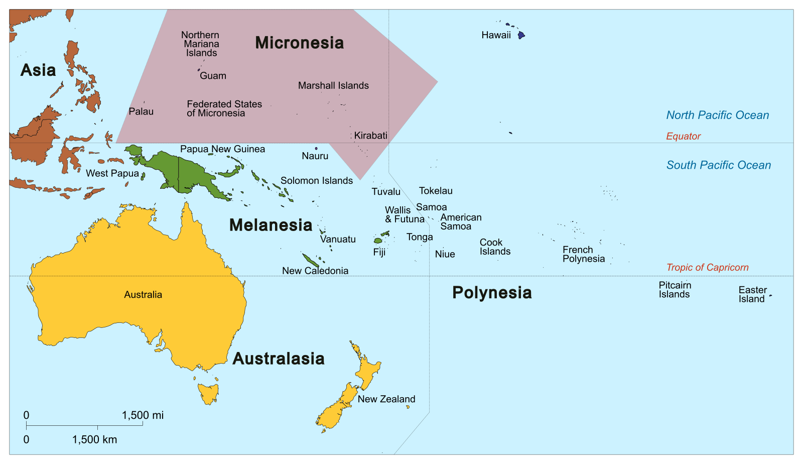 COFA Signatories in Micronesia