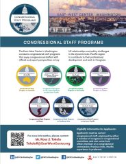 Congressional Staff Program Flyer